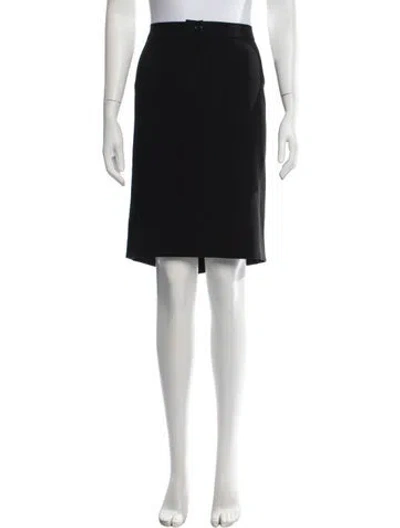 Pre-owned Marina Rinaldi Knee-length Skirt In Black