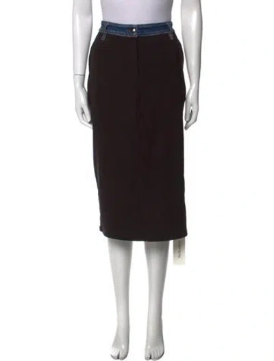 Pre-owned Marina Rinaldi Knee-length Skirt In Blue