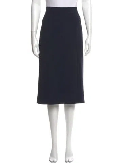 Pre-owned Marina Rinaldi Knee-length Skirt In Blue