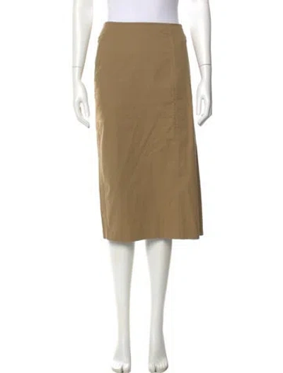 Pre-owned Marina Rinaldi Knee-length Skirt In Neutral