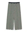Marina Rinaldi Knitted Tolone Trousers In Green