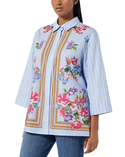 Marina Rinaldi Lana Shirt In Blue