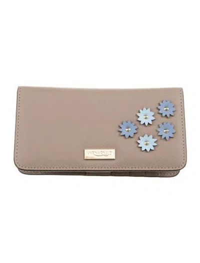 Pre-owned Marina Rinaldi Leather Wallet W/ Tags In Neutrals