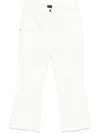 Shop Marina Rinaldi 'leonida' Trousers In White Cotton