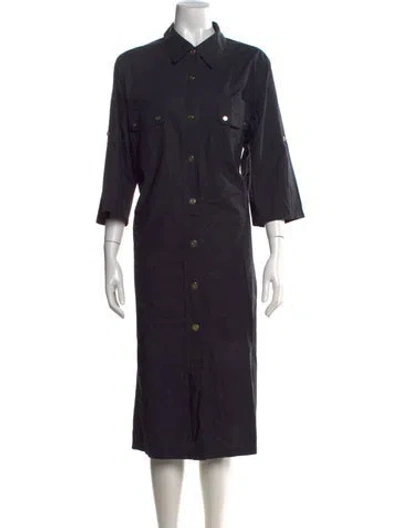 Pre-owned Marina Rinaldi Long Dress In Black