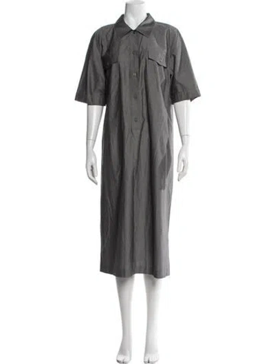 Pre-owned Marina Rinaldi Long Dress In Grey