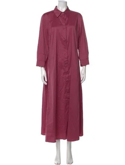 Pre-owned Marina Rinaldi Long Dress In Pink