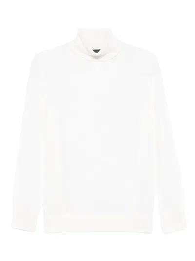 Marina Rinaldi Long-sleeves Sweater In White
