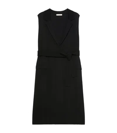 Marina Rinaldi Longline Waistcoat In Black