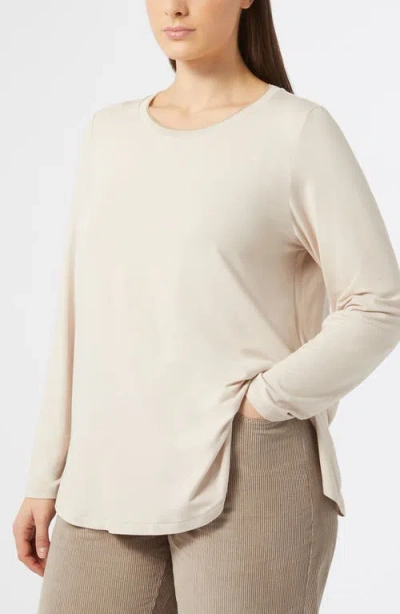 MARINA RINALDI MARINA RINALDI LUPPOLO METALLIC TRIM KNIT TOP