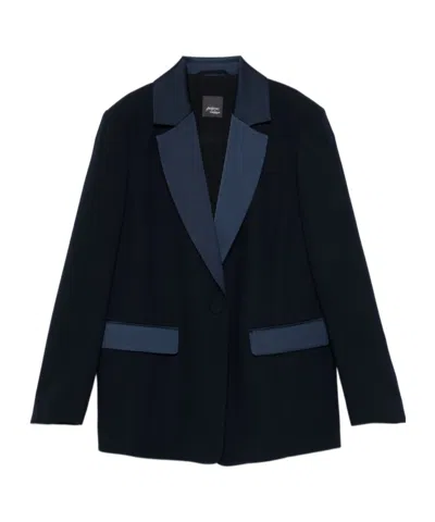 Marina Rinaldi Mandare Blazer In Blue