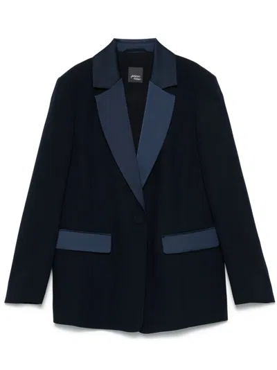 Marina Rinaldi Mandare Blazer In Blue