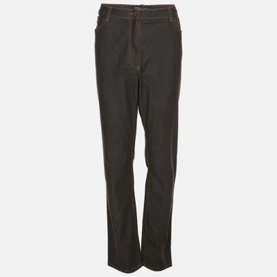 Marina Rinaldi Marina Sport By  Brown Denim Jeans In Black