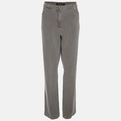Marina Rinaldi Marina Sport By  Grey Denim Jeans In Gray