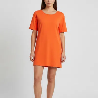 Pre-owned Marina Rinaldi Marina Sport By  Orange Jersey Tops L