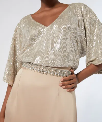 Marina Rinaldi Melinda In Metallic