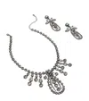 Marina Rinaldi Metal Xiria Necklace And Earrings Set In Silver