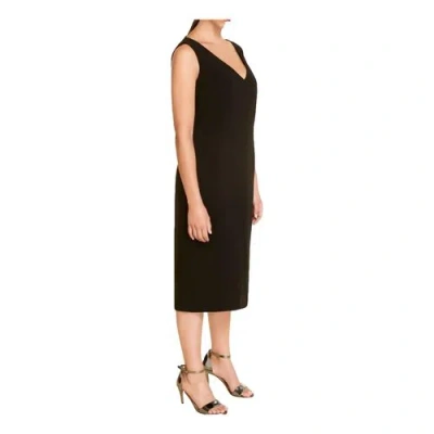Pre-owned Marina Rinaldi Mid-length Dress In Black