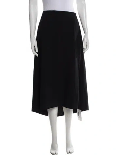 Pre-owned Marina Rinaldi Midi Length Skirt In Black