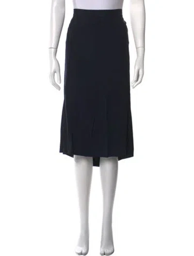 Pre-owned Marina Rinaldi Midi Length Skirt In Black