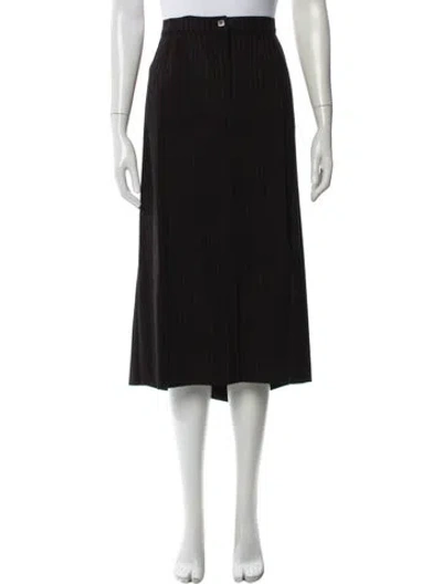 Pre-owned Marina Rinaldi Midi Length Skirt In Blue