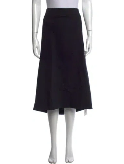 Pre-owned Marina Rinaldi Midi Length Skirt In Blue