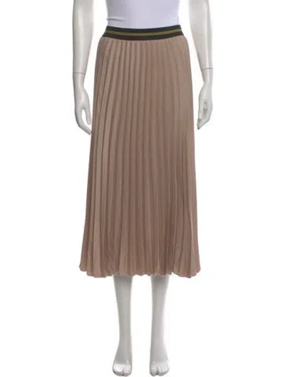 Pre-owned Marina Rinaldi Midi Length Skirt In Neutral