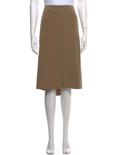 Pre-owned Marina Rinaldi Midi Length Skirt In Neutral