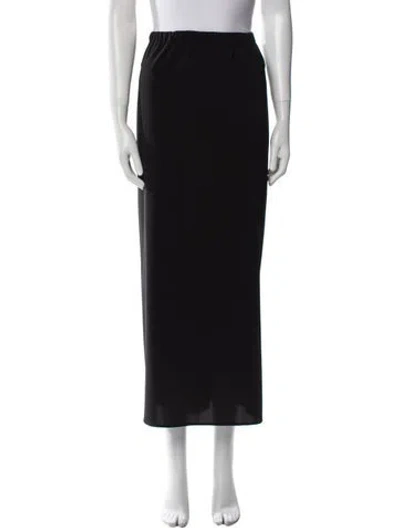 Pre-owned Marina Rinaldi Midi Length Skirt W/ Tags In Black