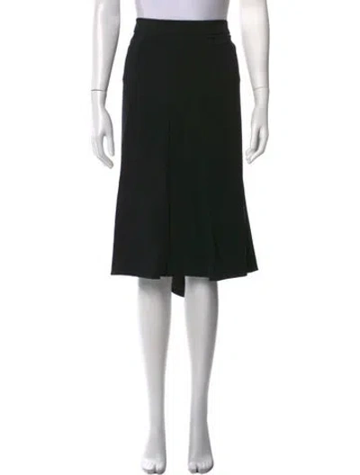 Pre-owned Marina Rinaldi Midi Length Skirt W/ Tags In Black