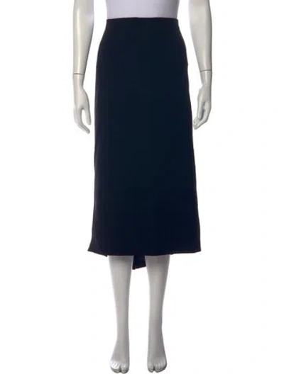 Pre-owned Marina Rinaldi Midi Length Skirt W/ Tags In Blue