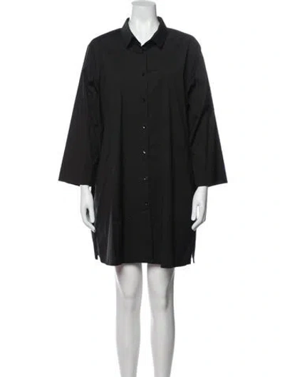 Pre-owned Marina Rinaldi Mini Dress In Black