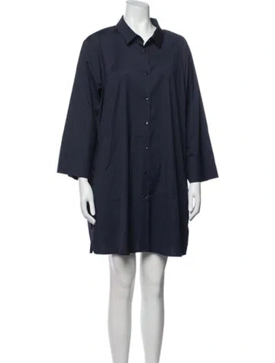 Pre-owned Marina Rinaldi Mini Dress In Blue