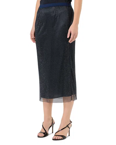 Marina Rinaldi Mrnacinoso Pencil Skirt In Blue