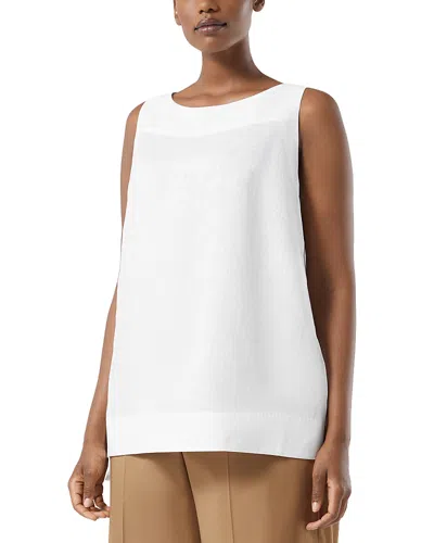 Marina Rinaldi Mrnagitare Sleeveless Top In White