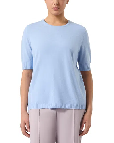 Marina Rinaldi Mrneresia Light Blue Cashmere Sweater