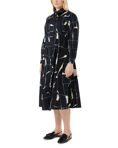 Marina Rinaldi Mrnfarsa Dress In Blue