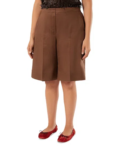 Marina Rinaldi Mrnodino Short Pants In Brown