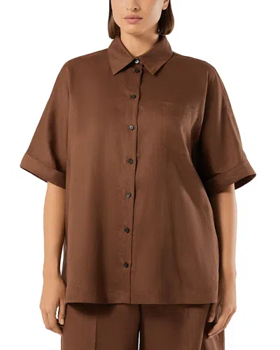 Marina Rinaldi Mrnpoggio Shirt In Brown