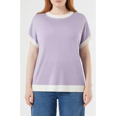 Marina Rinaldi Mrs. Ribellle Silk & Cashmere Sweater In Purple