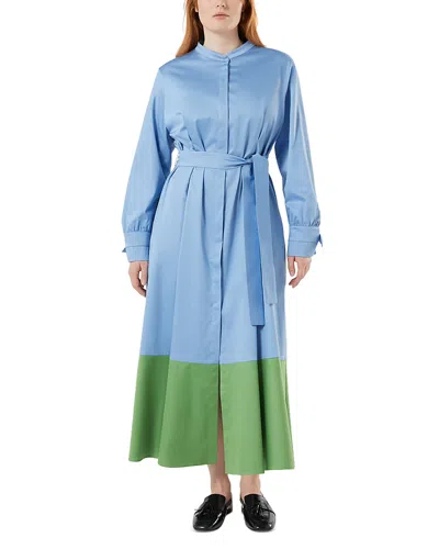 Marina Rinaldi Mrsalbero Light Blue Shirtdress