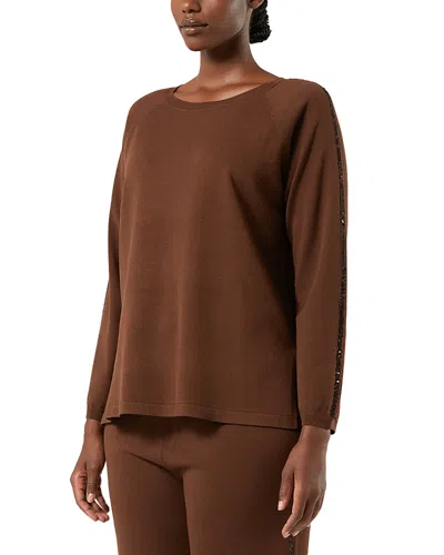 Marina Rinaldi Mrsnocino Sweater In Brown