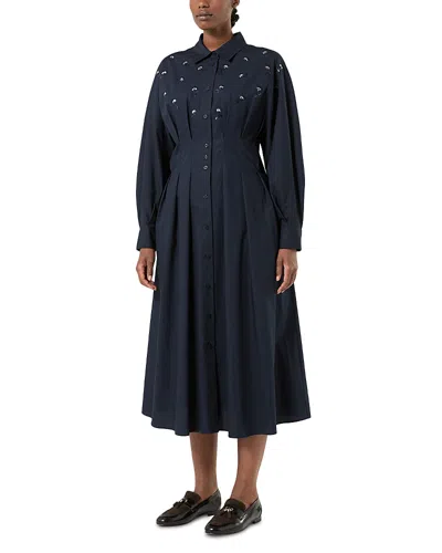 Marina Rinaldi Mrssante Dress In Blue