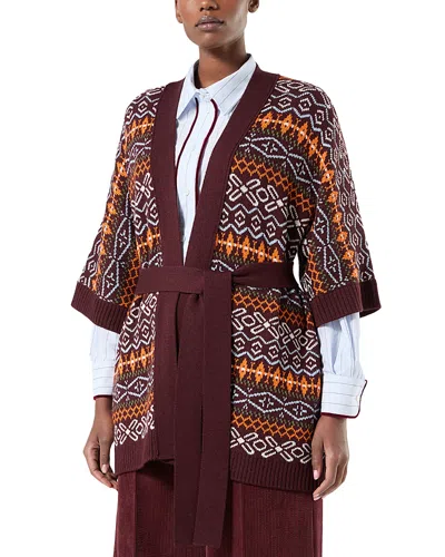 Marina Rinaldi Mrstenace Sweater In Brown