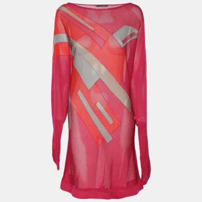 Marina Rinaldi Multicolor Knit Full Sleeve Sweater