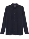 Marina Rinaldi Navy Blue Dolce Shirt In Black