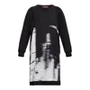 Marina Rinaldi Plus Occitano Midi Dress In Black