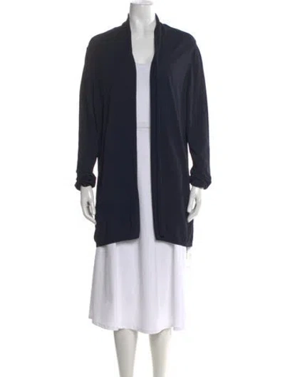 Pre-owned Marina Rinaldi Open Front Sweater W/ Tags In Gray
