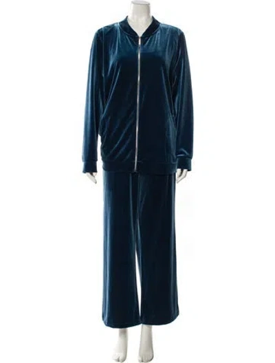 Pre-owned Marina Rinaldi Pant Set In Blue