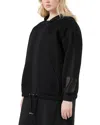 Marina Rinaldi Pantone Sweatshirt In Black